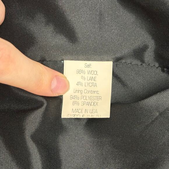 Theory Black Womens 0‎ Lined Notch Lapel Formal Business Cropped Wool Blazer USA - Picture 4 of 13